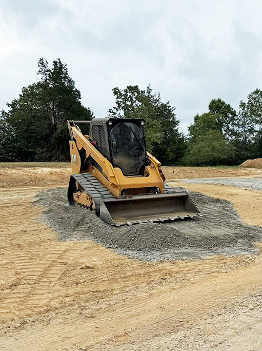 installation of sewer line replacement